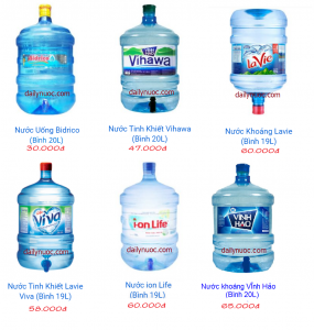 ĐẠI LÝ NƯỚC TINH KHIẾT BÌNH 20L CHÍNH HÃNG