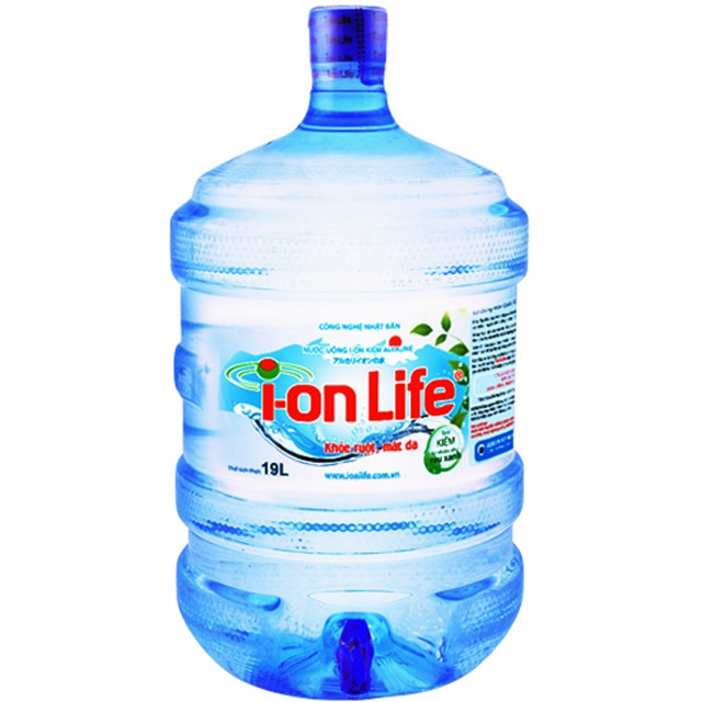 Đại lý Nước uống Ion Life bình 20l có vòi tại quận Bình Thạnh