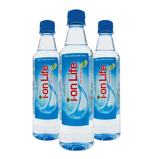 Nước ion life 450ml thùng gồm 24 chai tiện lợi cho mọi lứa tuổi 