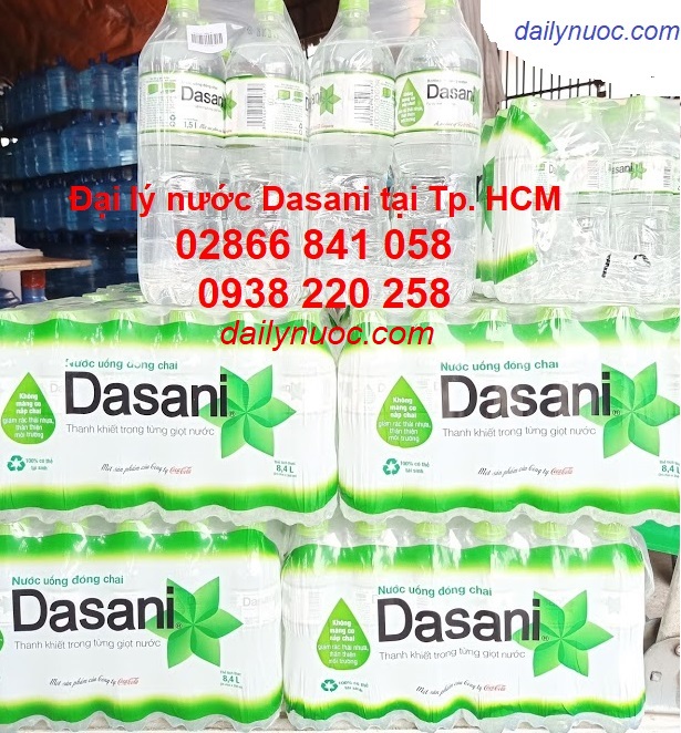 Giao nước khoáng Dasani tận nơi tại quận Bình Thạnh