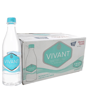 Thùng nước khóang Vivant 500ml (24 chai/thùng) chính hãng Vĩnh Hảo